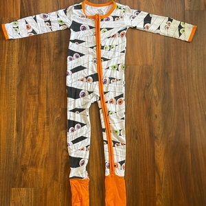 Birdie Bean Bates Mummy Halloween Zip Convertible Romper